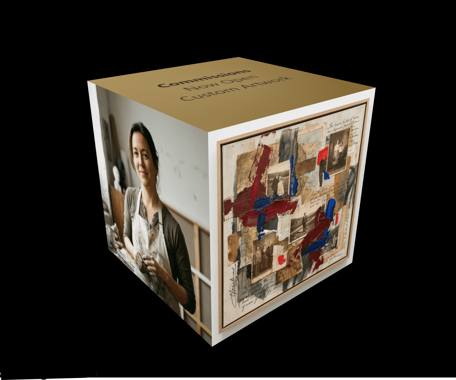 Artist Portfolio Cube