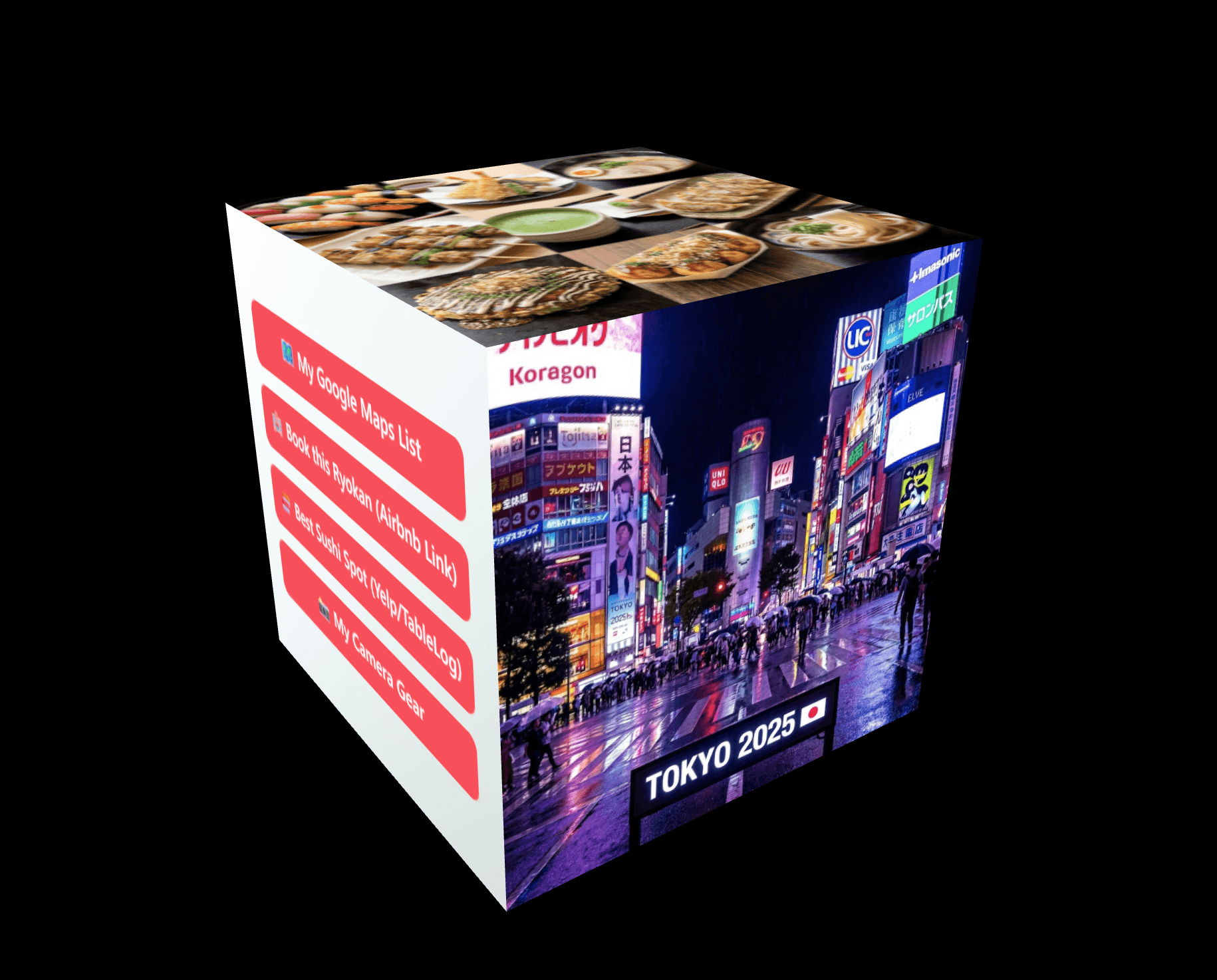 Travel Memory Cube